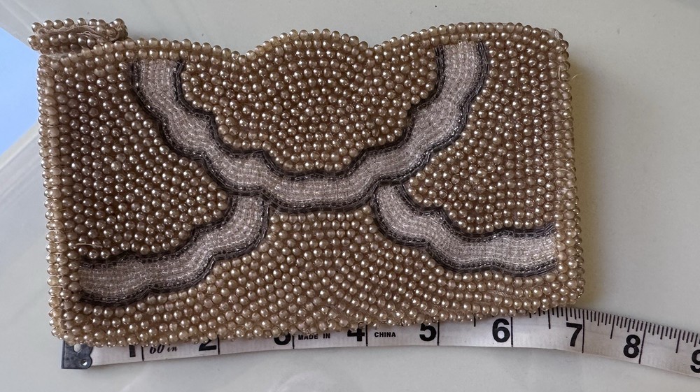 Vintage Beaded Clutch/Purse Small