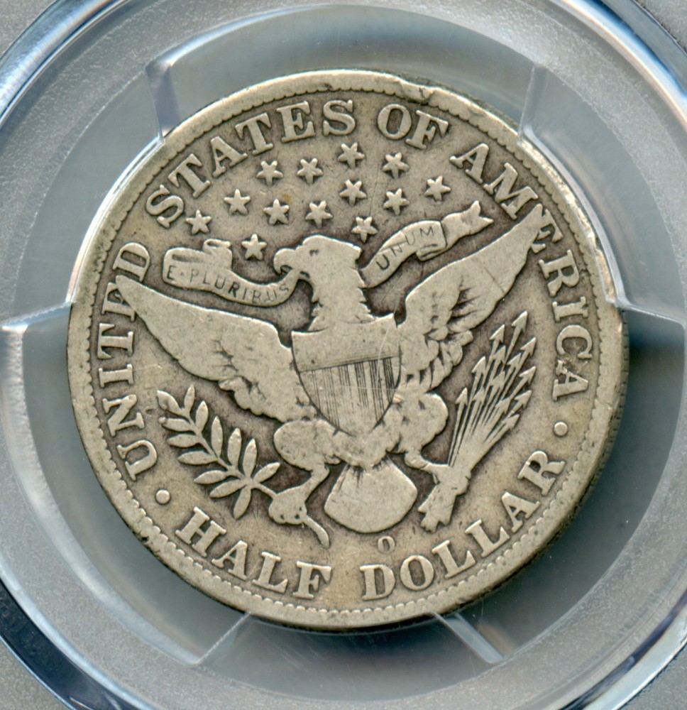1908 O Barber Silver Half Dollar PCGS VG 8