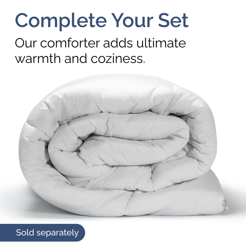 Queen Size 4 Piece Sheet Set - Comfy Breathable & Cooling Sheets - Hotel Luxu...