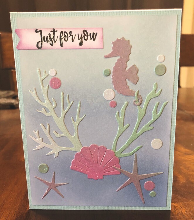 Sizzix Thinlits Coral Reef Olivia Rose Seahorse Cutting Dies 665317 NEW