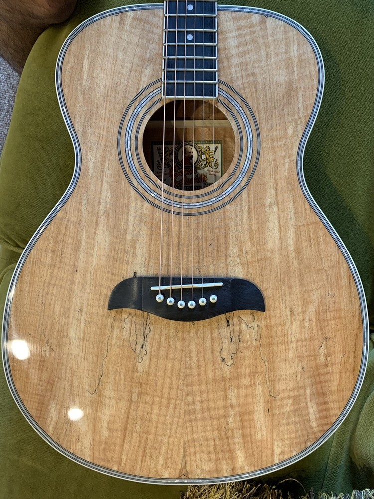 Oscar Schmidt Spalted Maple Folk Guitar