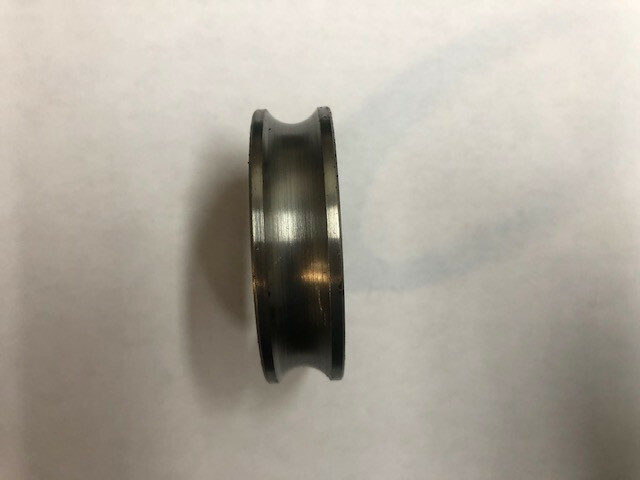 Press Rings for skate rollers and gravity rollers with groove. Conveyor rings