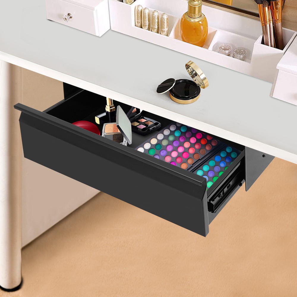 Under Desk Sliding Pull-out Drawer Drawer Storage Organizer For Home/office