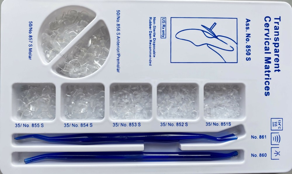 Dental Transparent Cervical Matrices Composite Gingival Retractor Clear Matrix