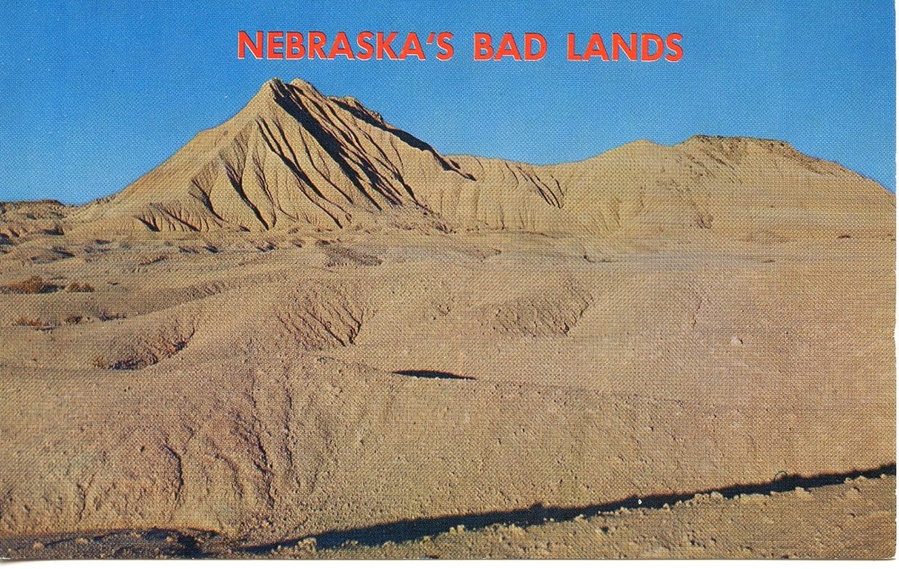 DESOLATE AREA OF BADLANDS, HARRISON, NE - PC1061