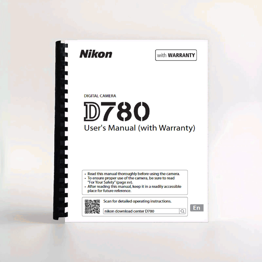 Nikon D780 User's Manual