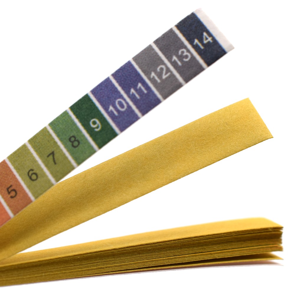 Eisco Labs pH Test Paper, 100 Strips - pH Range 1 to 14
