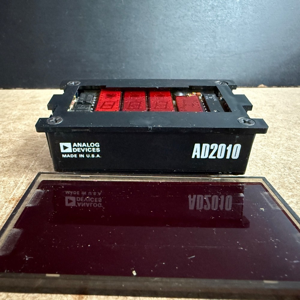 Analog Devices AD2010 Digital Display Vintage Panel Meter with TI SN7474N