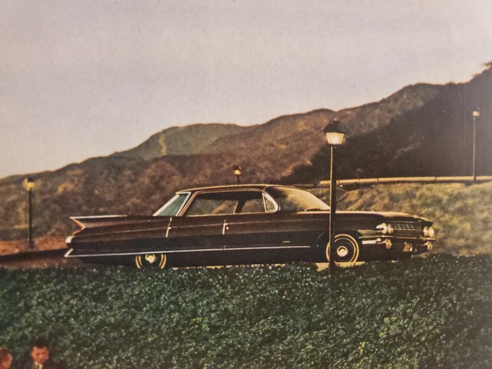Advertisement 1963 Cadillac 4-Door Gold