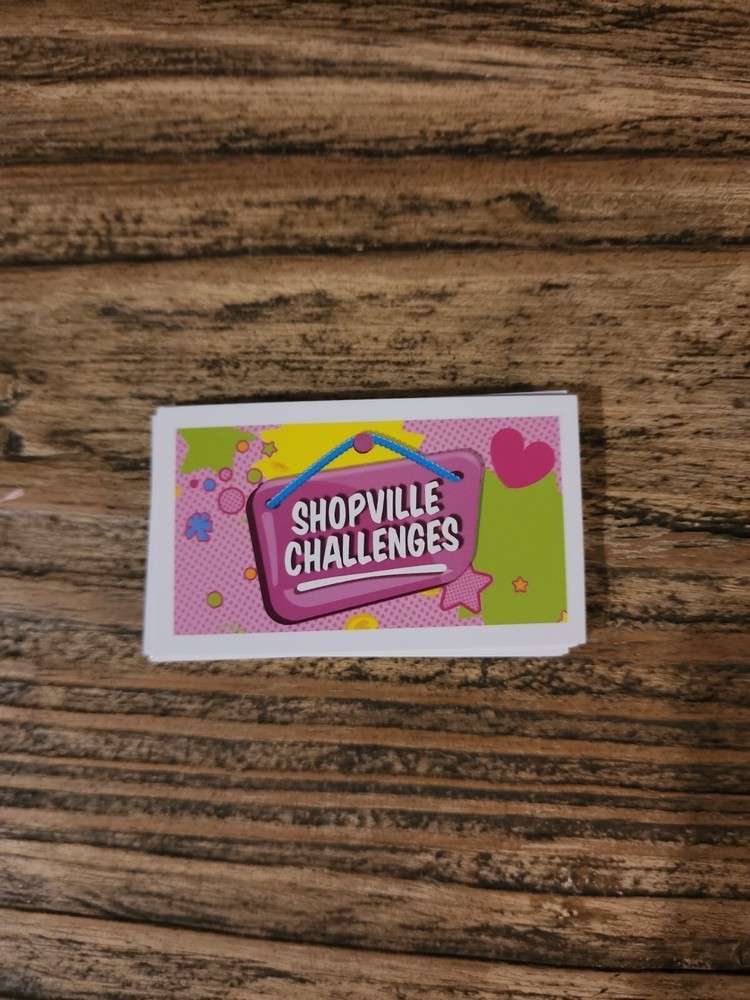 Monopoly Junior SHOPKINS Replacement 16 x Challenge Cards