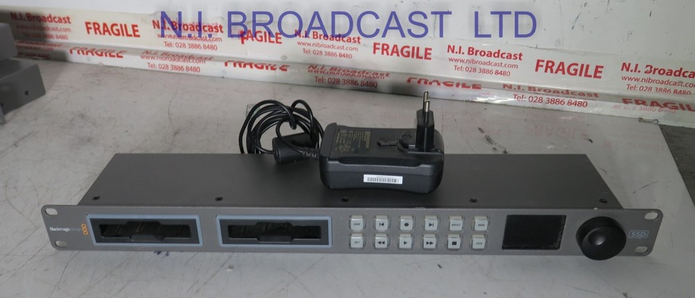 Black Magic hyper Deck SD dual recorder for HD and 3G video.