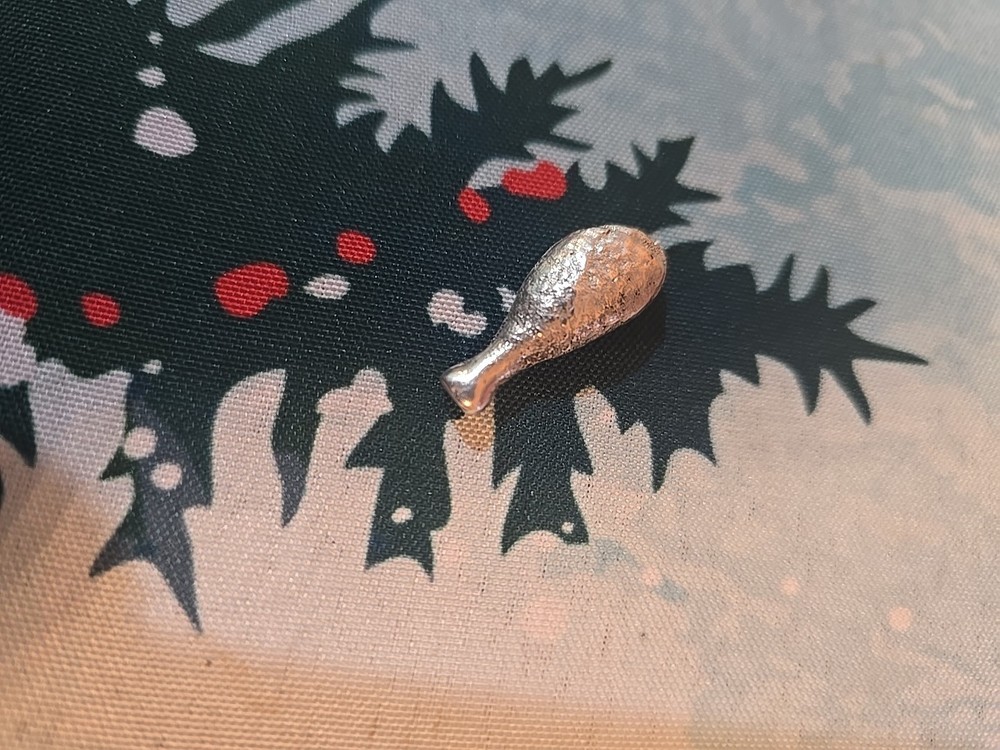 Silver Turkey Leg 8.9gram 90% Silver