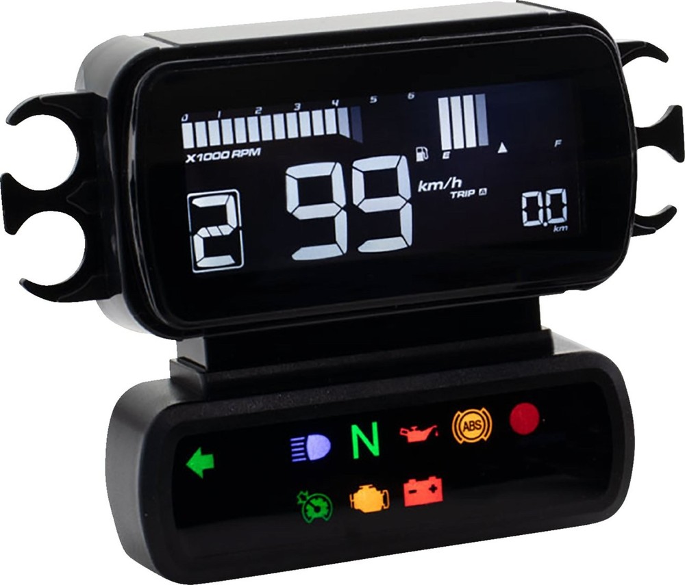 Koso D2 LCD Multifunction Speedometer Gauge (BA080010)