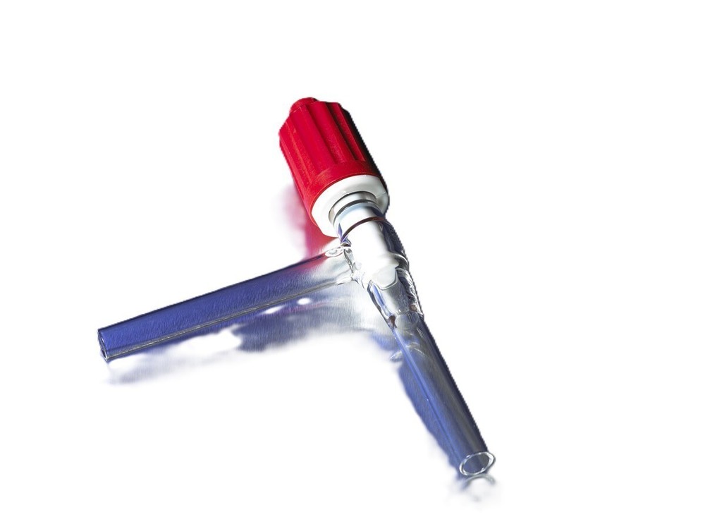 PYREX Plain Bore Rotaflo Two-Way 90° Angle Stopcock 7473