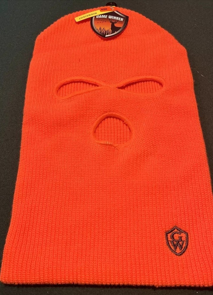 Orange hunting face mask - Game Winner - Midweight