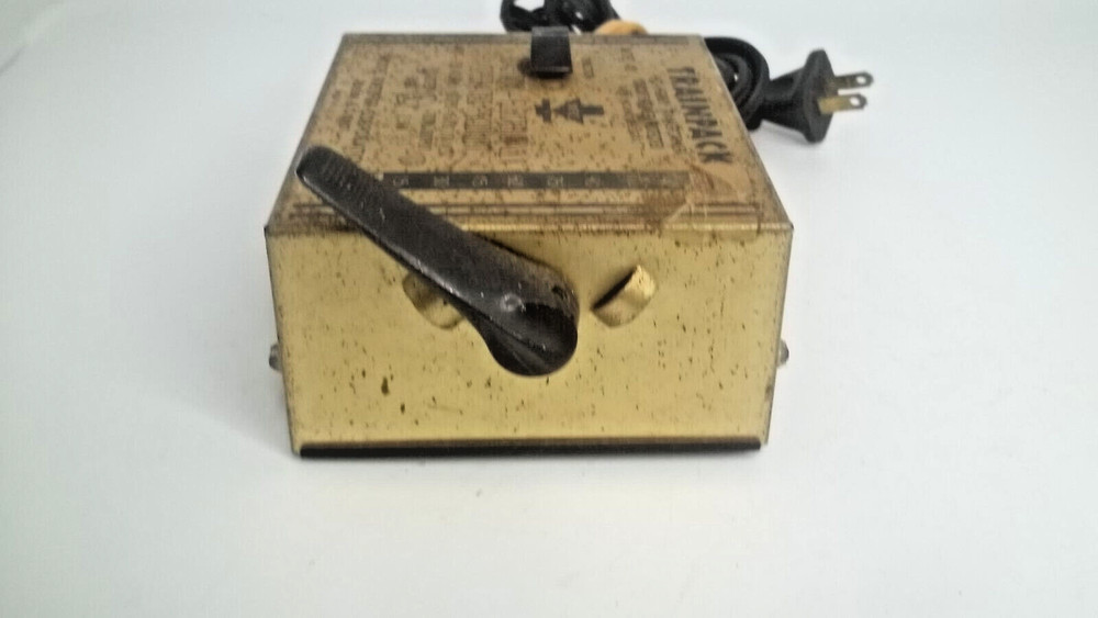 Train Pack Toy Train HO Hobby Transformer Model 100 Model Rectifier Corporation