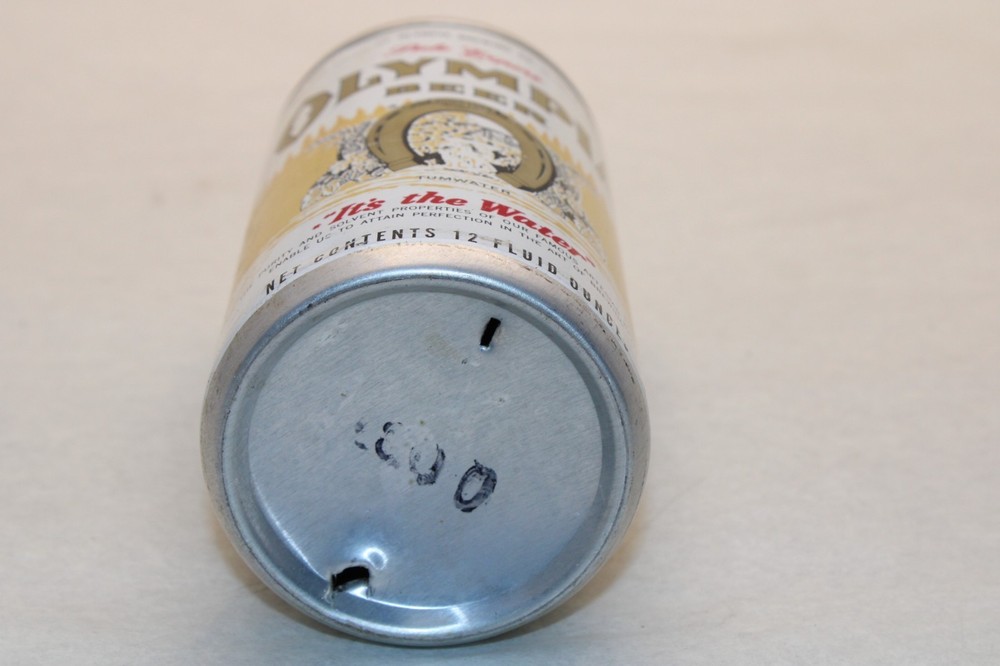 Vintage Olympia Beer Can Pale Export Pull Tab intact - can emptied