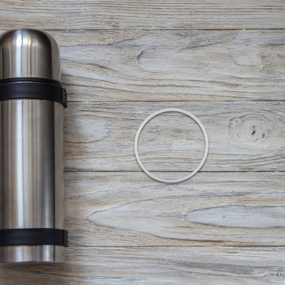 5 Pcs Container Seal Gaskets Replacement Silicone Seals for Lids