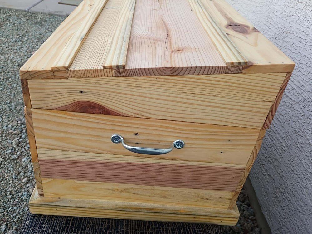 Reclaimed Wood Storage Chest