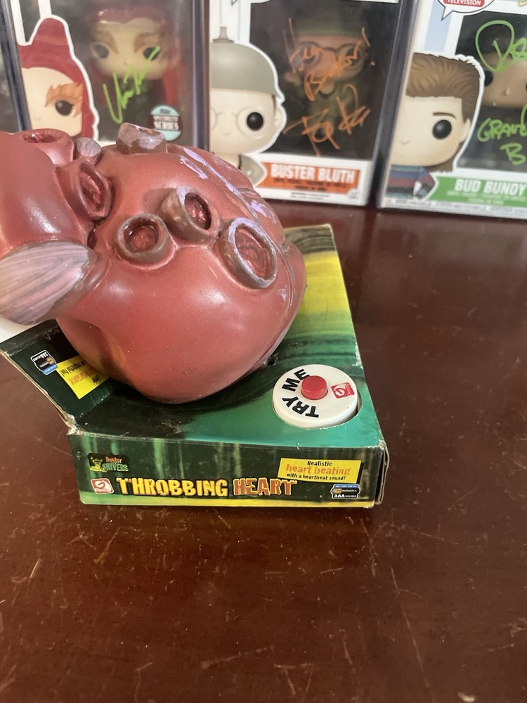 Gemmy Throbbing Heart With Flawed Original Package - Needs Batteries