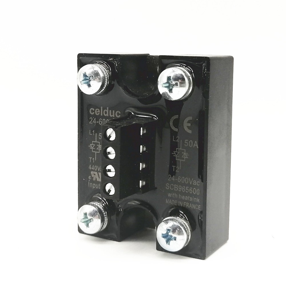 Celduc solid state relay SCB965600 50A 24-600VAC