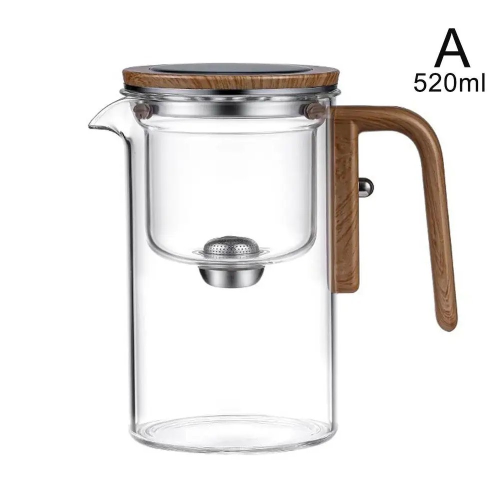 Water Separation Inner Container Teapot One Click Magnetic Switch Tea Separation