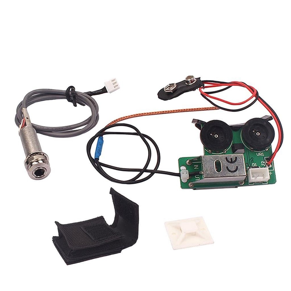 2-Band Piezo Equalize Pickup EQ Preamp Endpin Output for