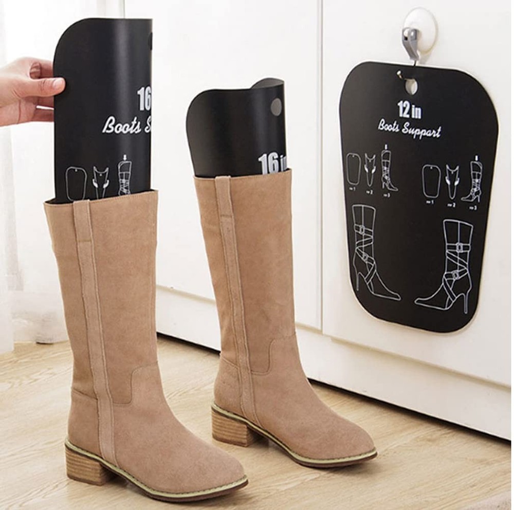 18-Inch Boot Shaper Inserts - Breathable Tall Boot Support, 2 Pairs