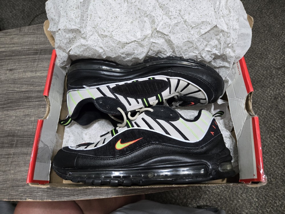 NikeAirMax98,.size:10.5,Highlighter Black