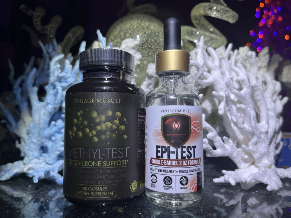 Epi/AlphaTest Stack 2 Step Precursor 2 Epi Andro5DHEA By Vintage Muscle 💪 🔥
