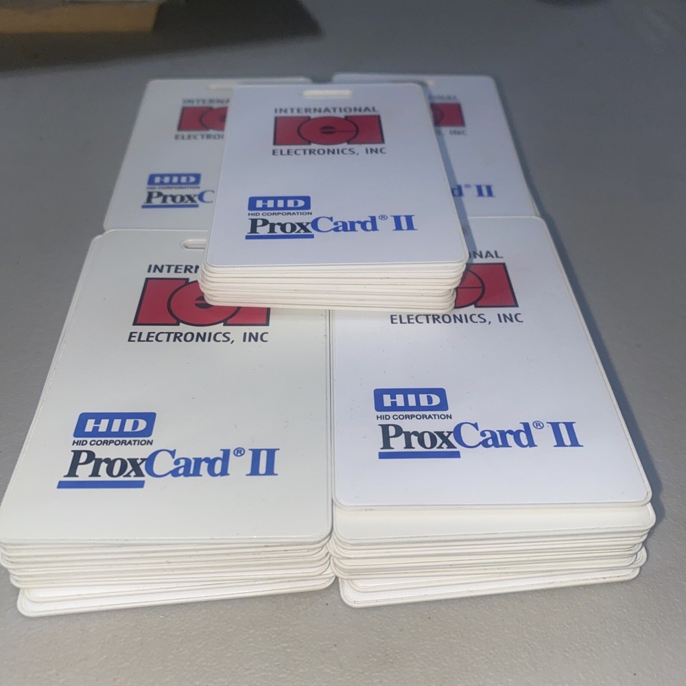 LOT (48) HID Proxcard II Security Access Cards. Open Pack