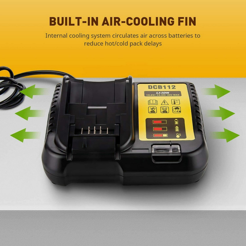 NEW Replacement Battery For DeWalt 20 Volt Max 5.5AH DCB200 DCB206 Lithium Ion
