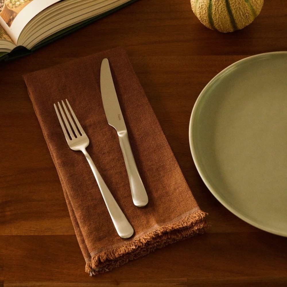 FABLE Flatware Set Matte Siver - 20pcs Service for 4