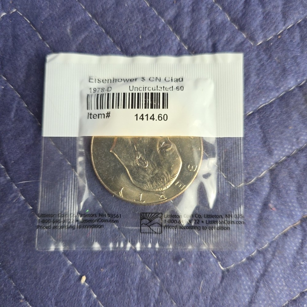 1978 D Eisenhower Ike Dollar CN-Clad Uncirculated