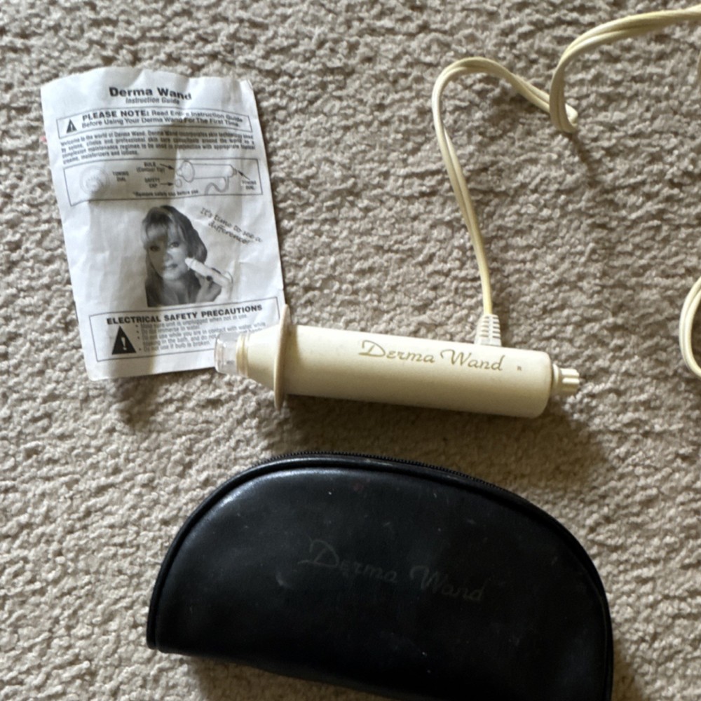 Derma Wand LZ-2003A Microdermabrasion Multi-Function Tool w/ Carrying Case