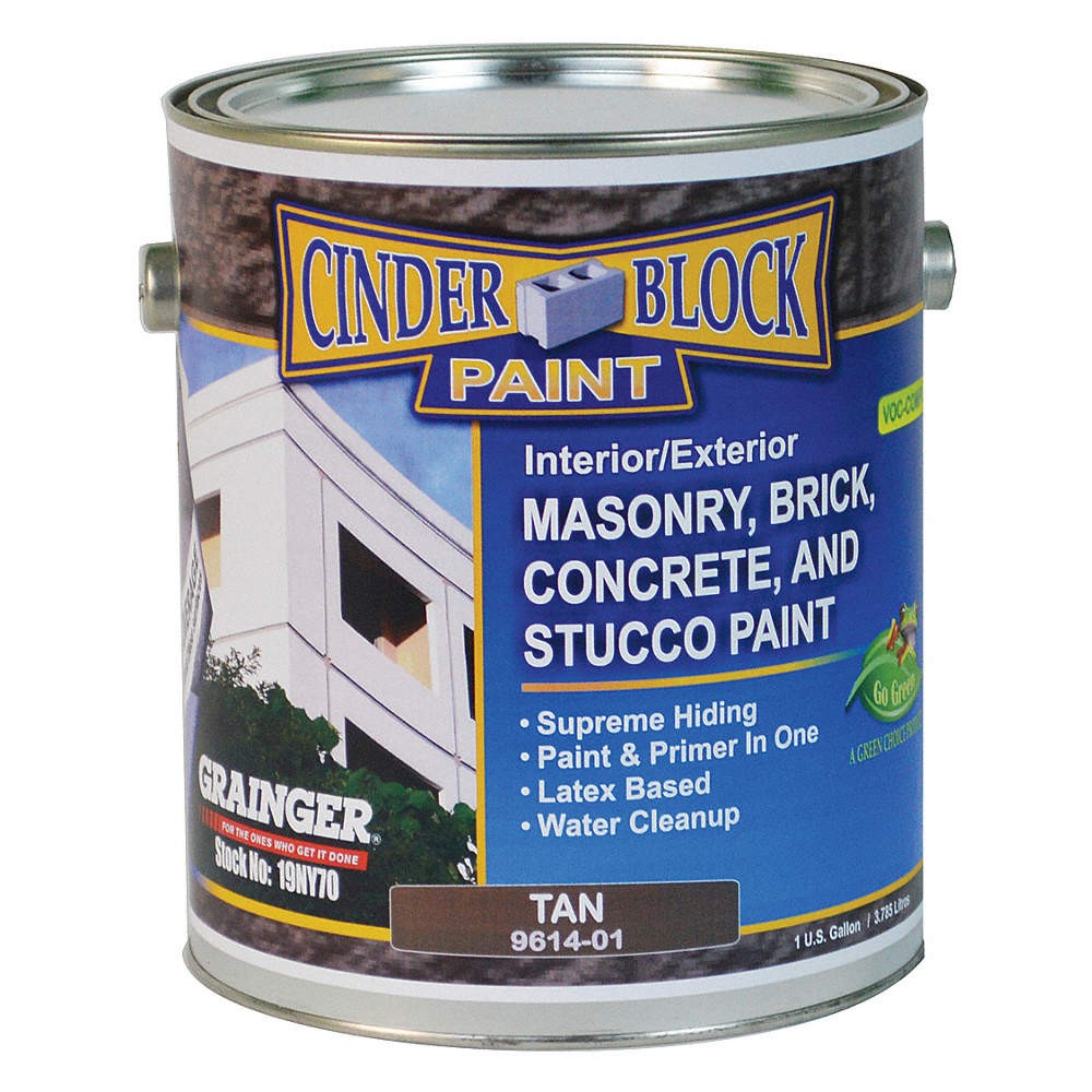 RAE 9614-01 Exterior Paint,Tan,1 gal. 19NY70