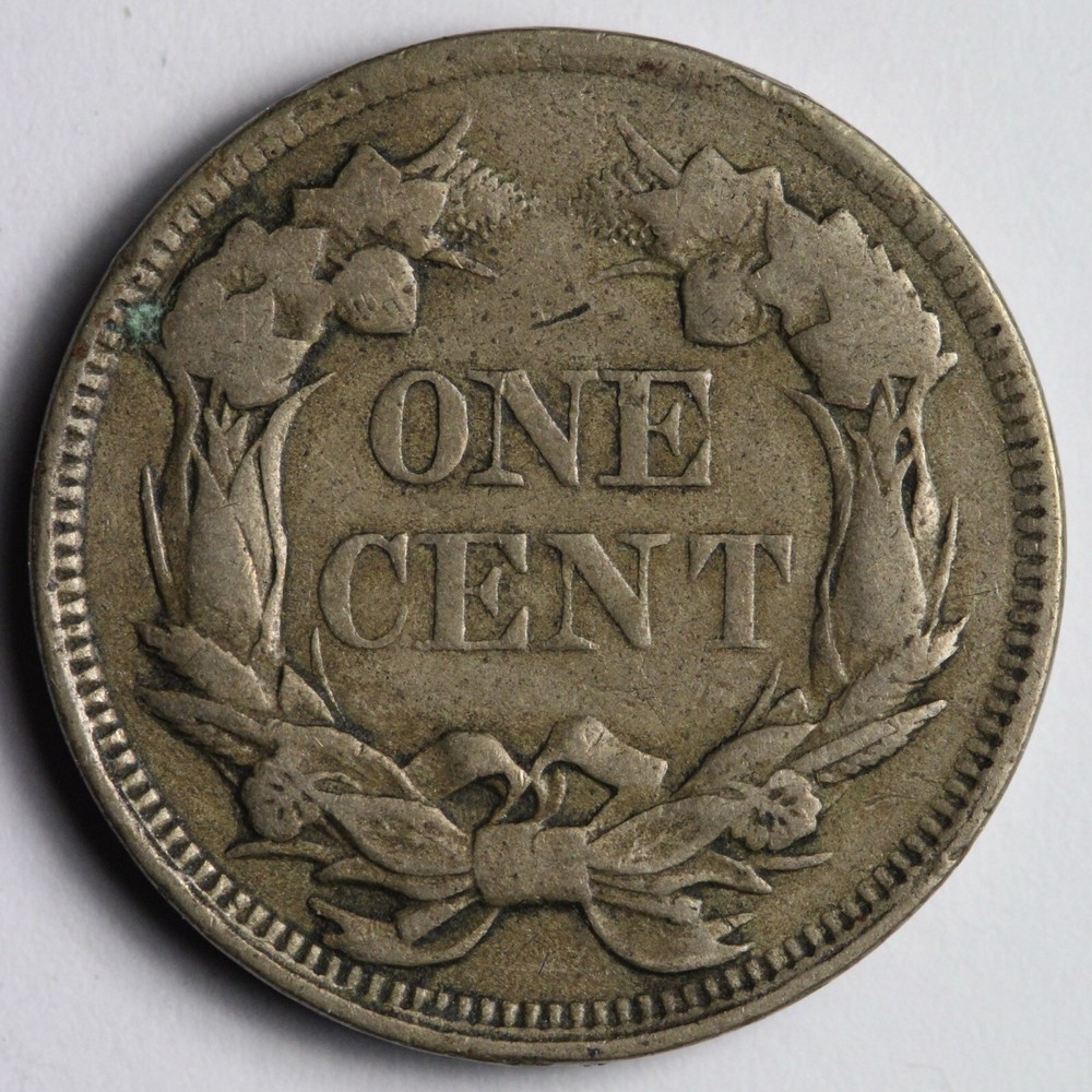 1857 Flying Eagle Cent Penny XF E118 URMJ