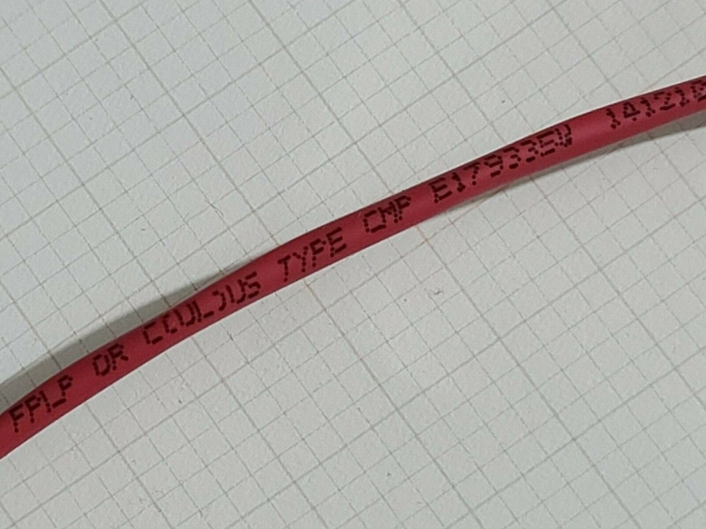 Advanced Digital Cable 18/2C Solid Shielded Plenum Fire Alarm Cable Red /100ft