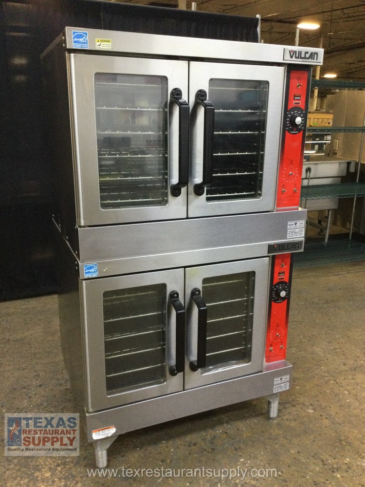 Vulcan VC4GD-10 Gas Double Stack Convection Full Size Oven