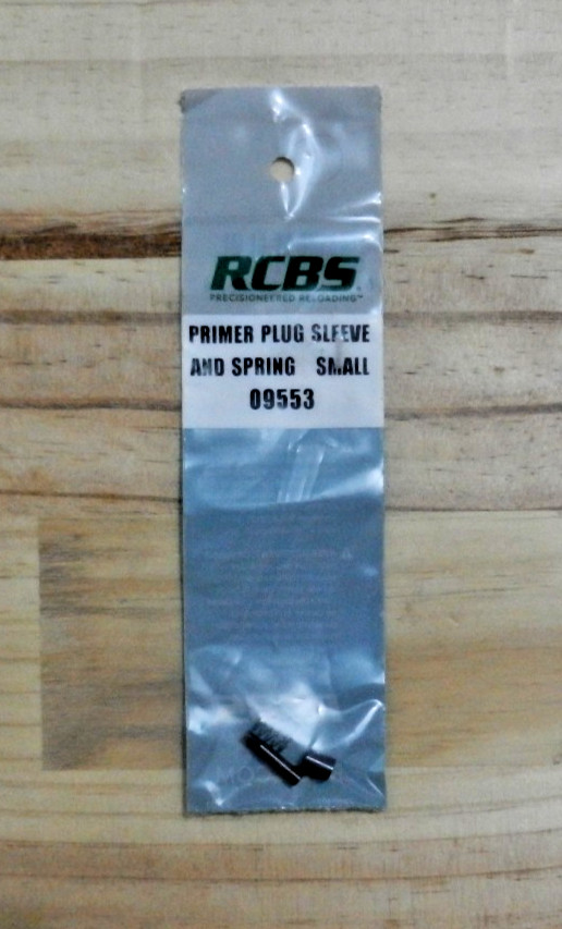 RCBS Reloading;  Primer Plug;  Sleeve & Spring;  Large;  09552
