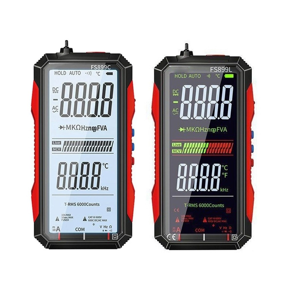 USB C Rechargeable Digital Multimeter for Electrical Testing with Large Display