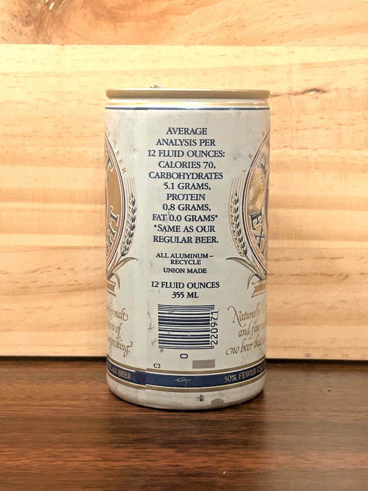Vintage PABST EXTRA LIGHT Beer Can!! Circa 1980