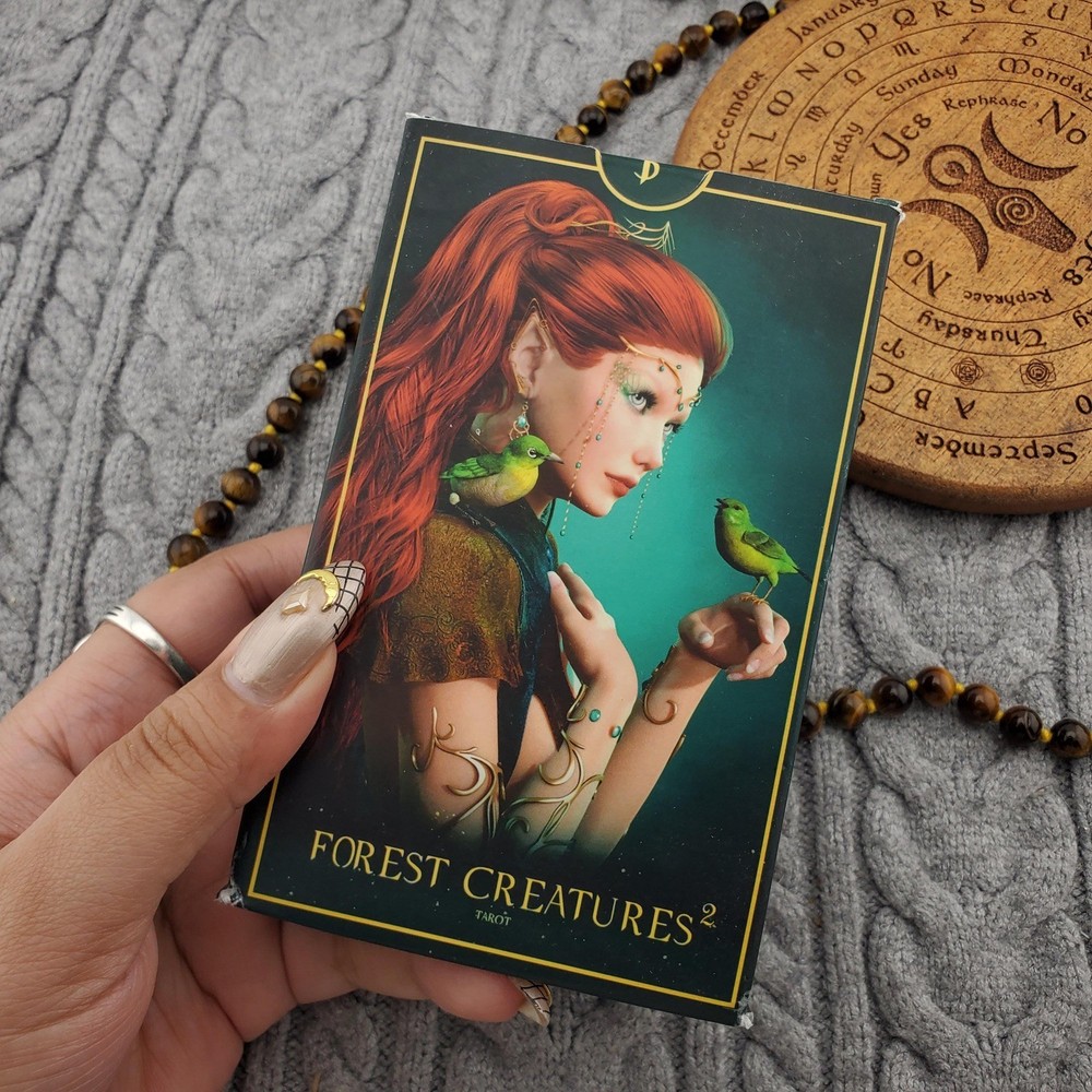 Forest Creatures Tarot 2 by Tarocco Studio 78 Card Tarot Deck USED