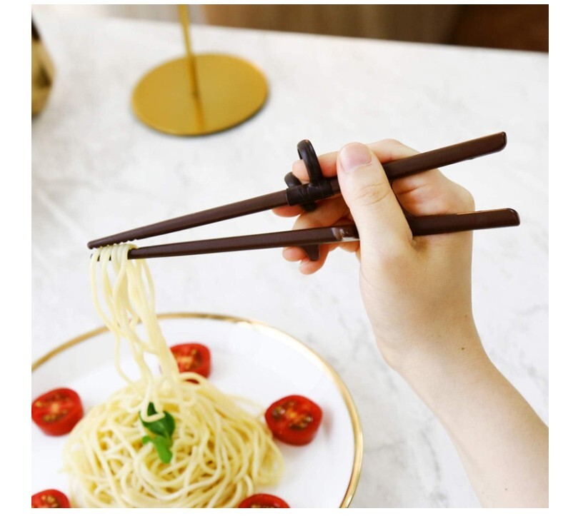 EDISON Adults Training Chopsticks Right Handed Beginner Easy Helper, RH