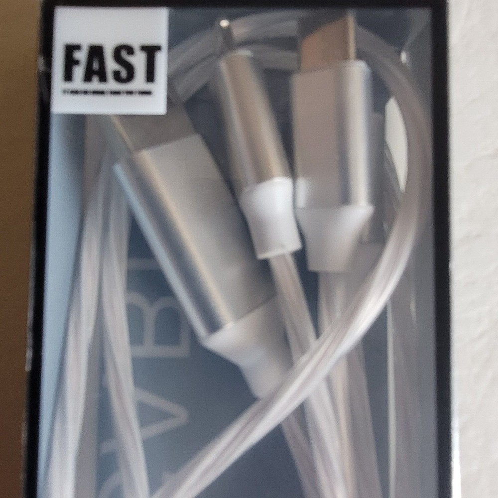 Light Up LED 3 in 1 Charging Cord Cable Multi Phone Charger Android USB iPhone