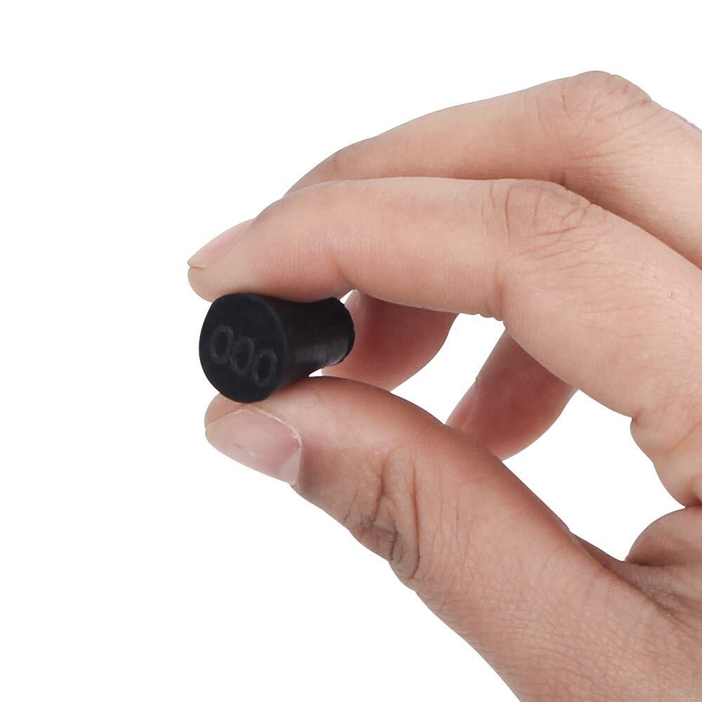 Small Solid Rubber Stoppers Uniform Size #000 40 Pieces for Laboratory Use