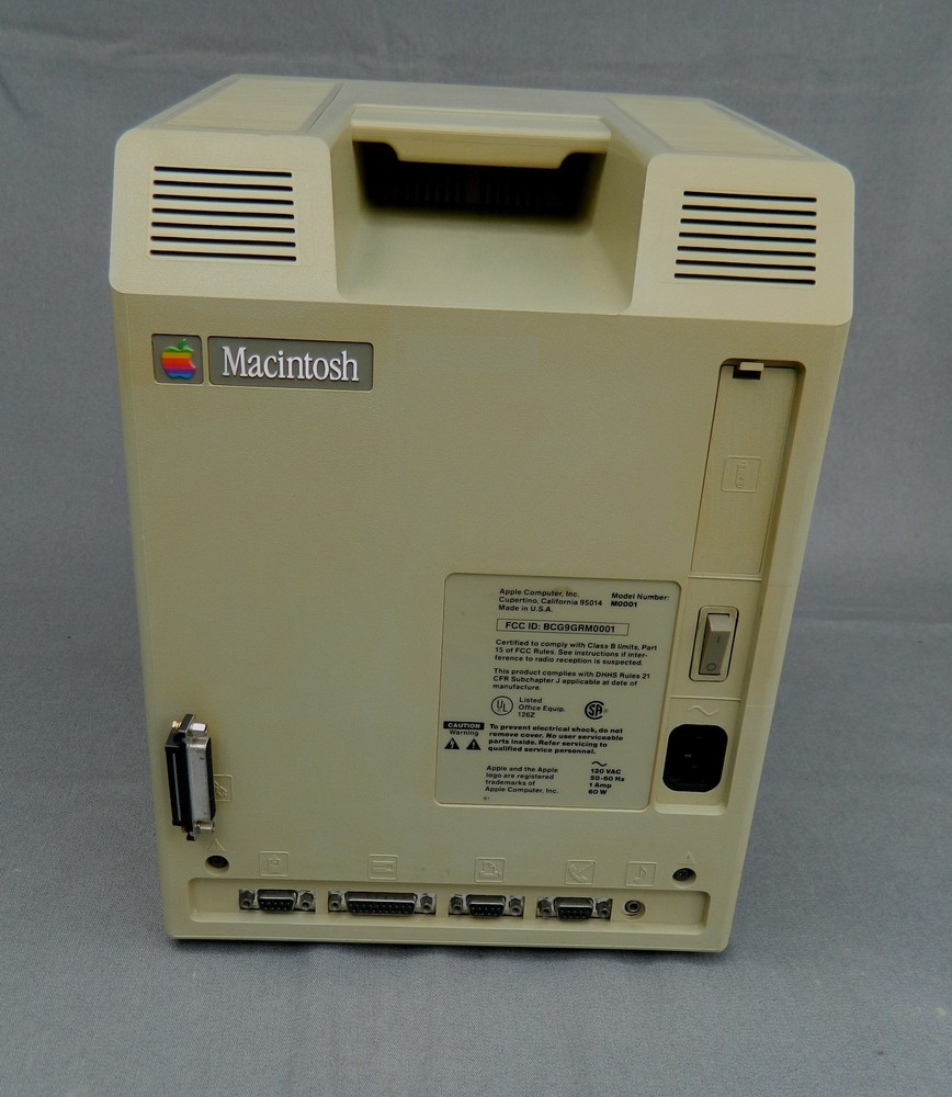 Apple Macintosh 128K M0001 Computer System with RAM/SCSI Board