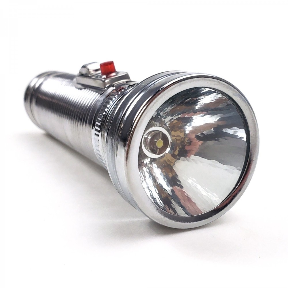 Vintage Style Flashlight w/ mounting bracket Cessna Private Plane Emergency