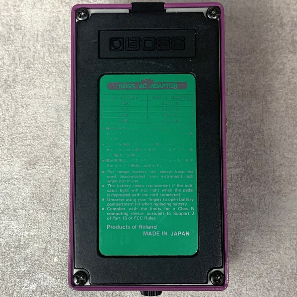 Boss BF-2 Flanger Guitar Effect Pedal Operation confirmed Used