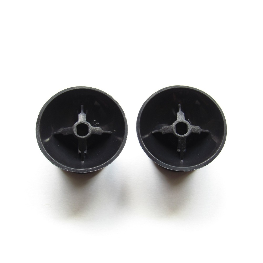 2 Original Xbox Thumbsticks + Button Contact Conductive Pads New